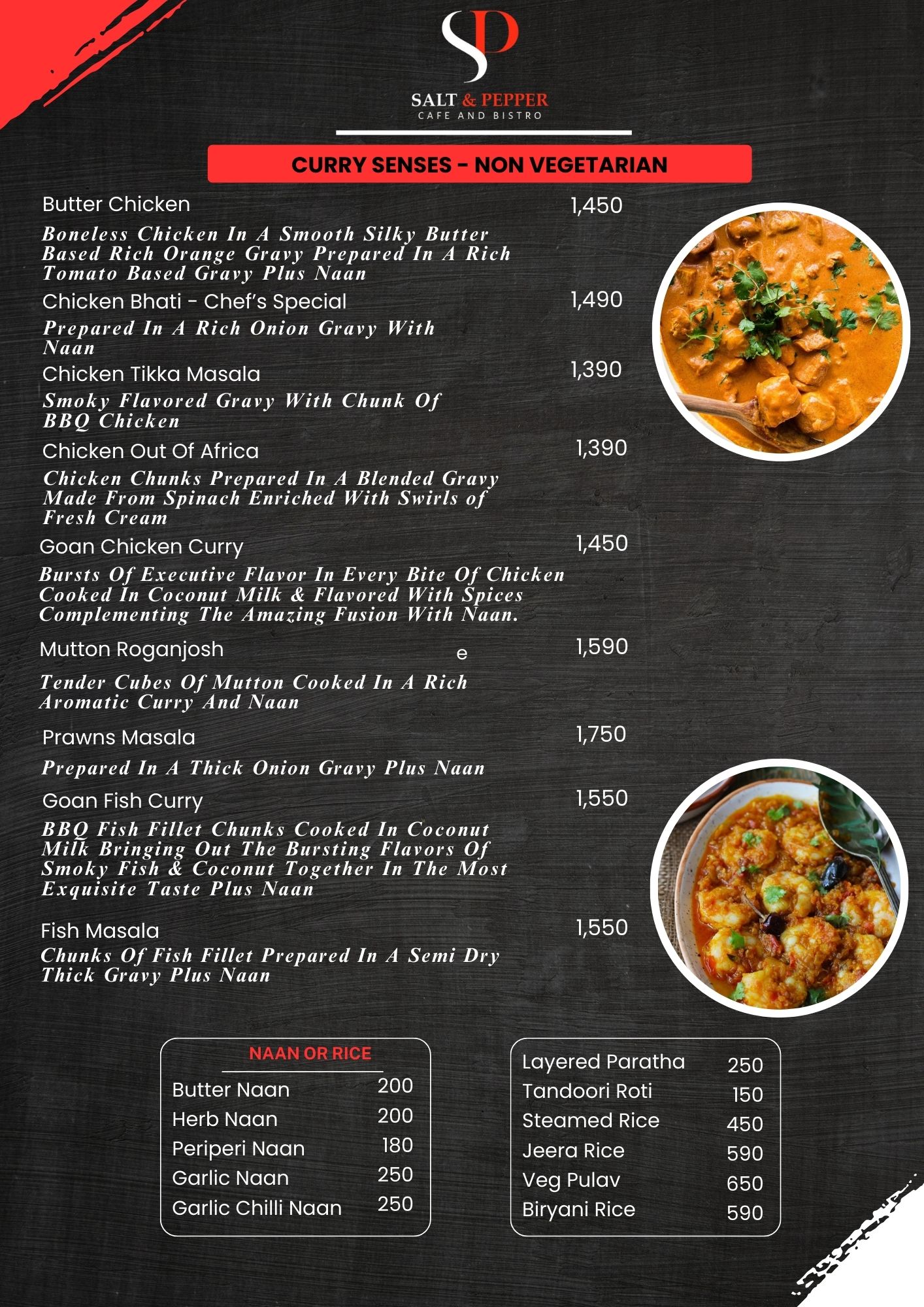 Specials Menu (Option 1)