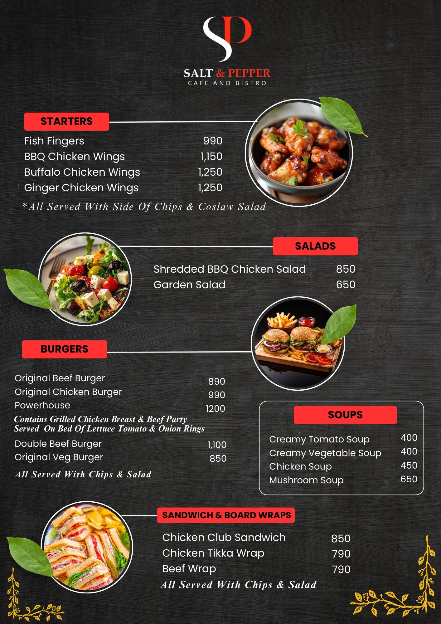 Breakfast Menu