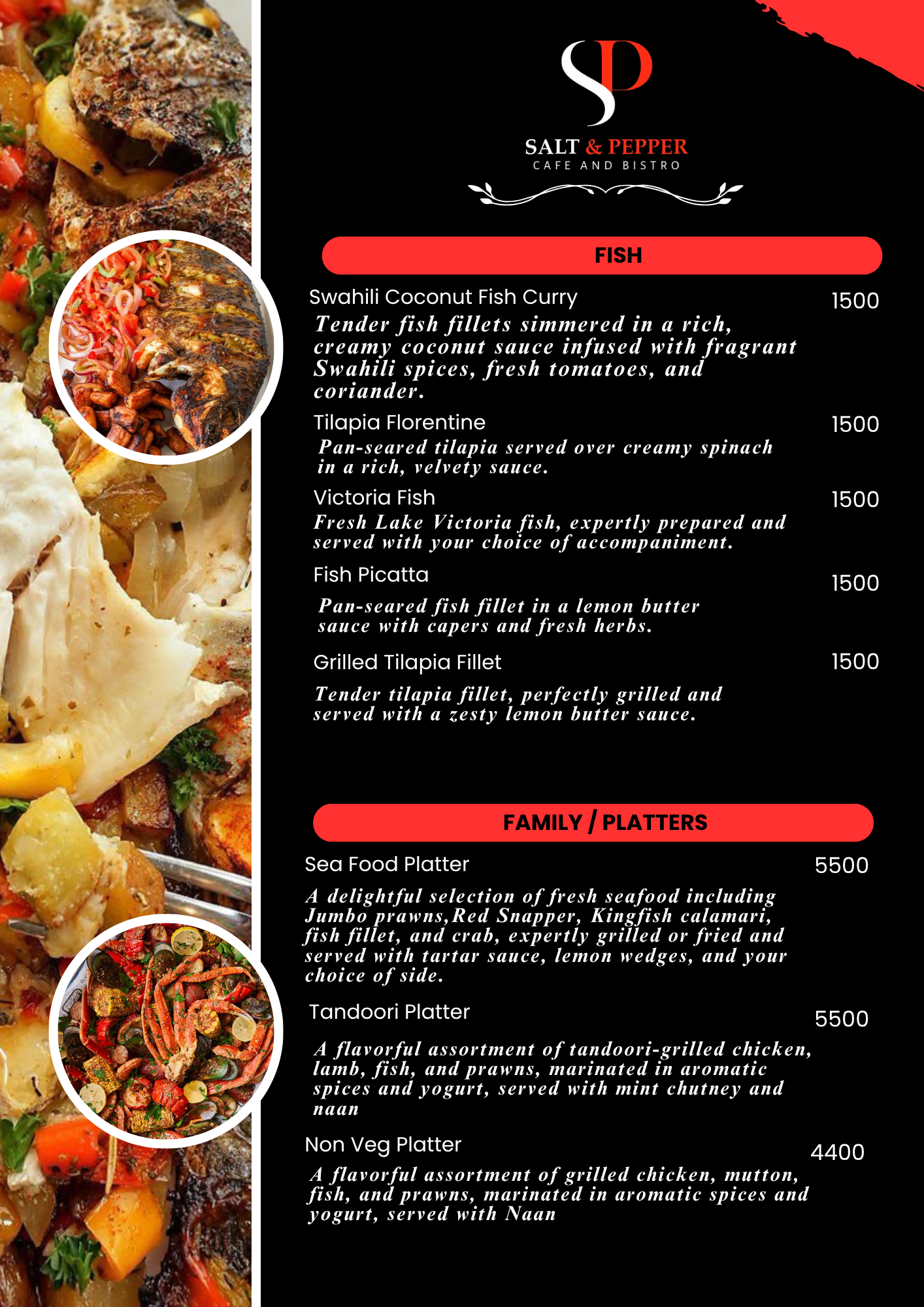 Fish Menu