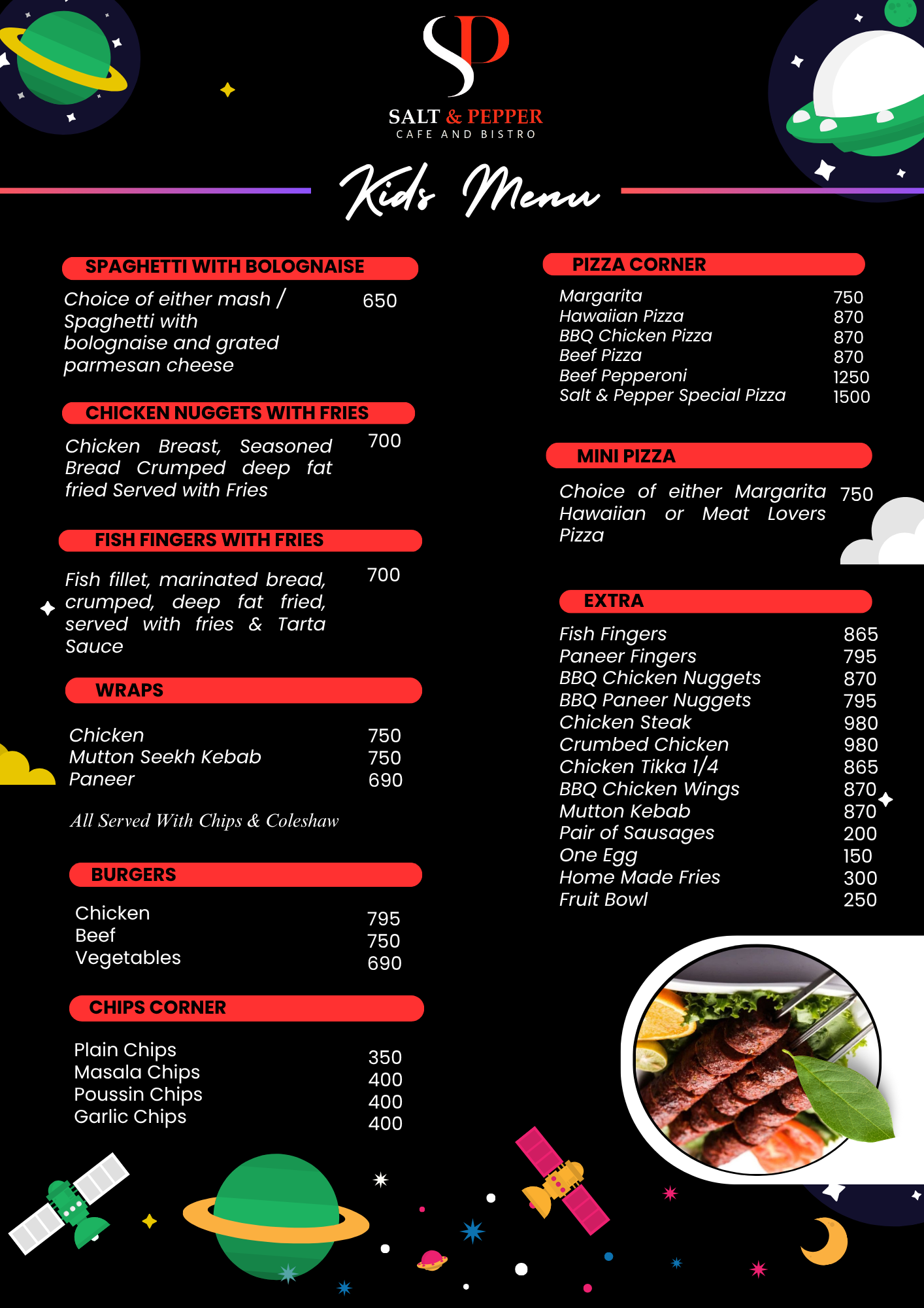 Kids Menu