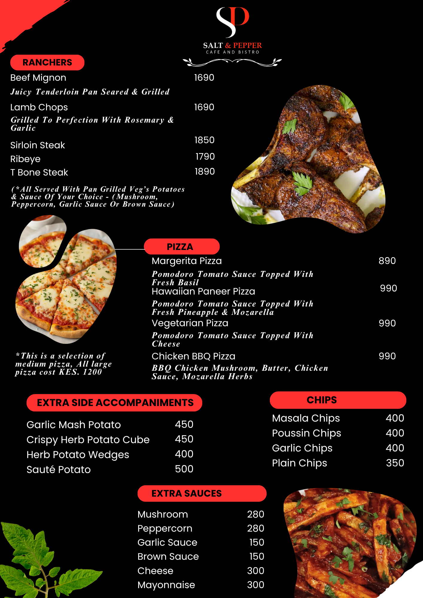 Biryani Menu