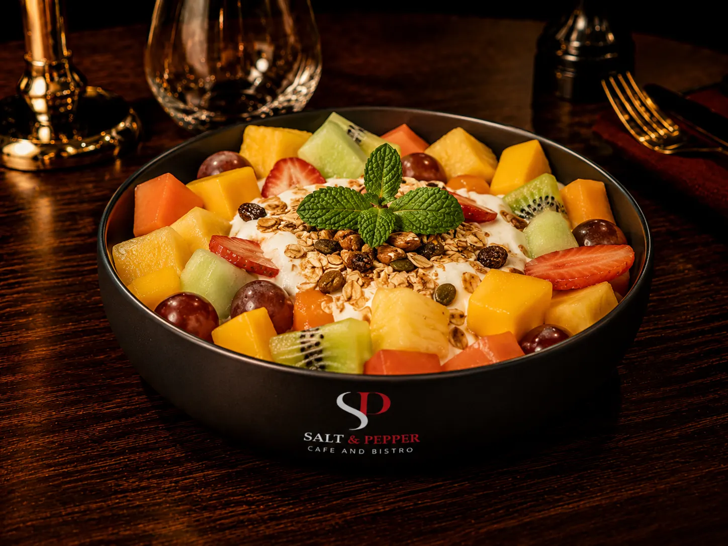 Traditional Fruit Salad & Ice Cream